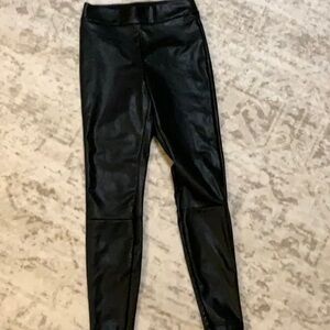a new day Black Faux Leather Leggings